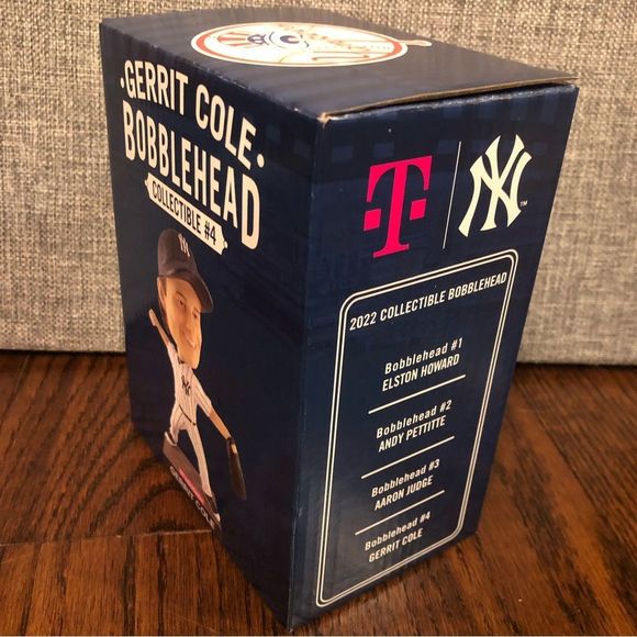 NEW YORK YANKEES Gerrit Cole Bobblehead New York Yankees SGA NIB 9/30/2022 - Picture 2 of 11